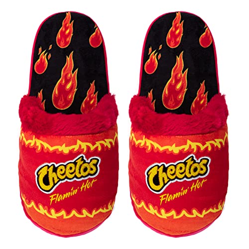 Flamin Hot Cheetos Fuzzy Slip-On Slippers-Large